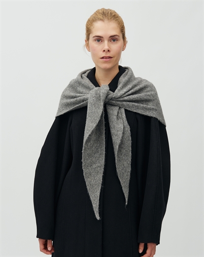 Mbym - Sevyn-M Tørklæde - Medium Grey Melange